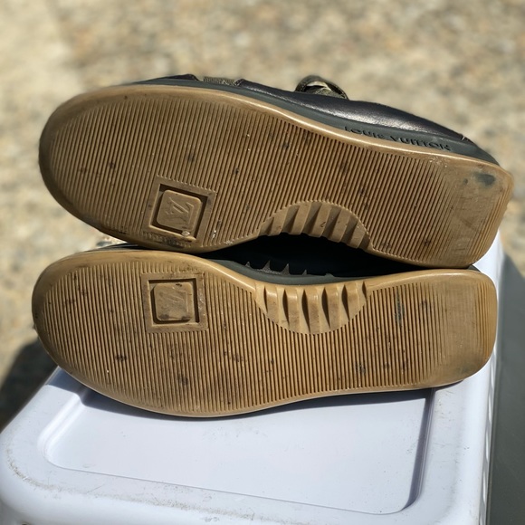 Louis Vuitton Khaki Monogram Canvas Mini Lin Sneakers Size 39 ( 8.5 US ) - Picture 5 of 9